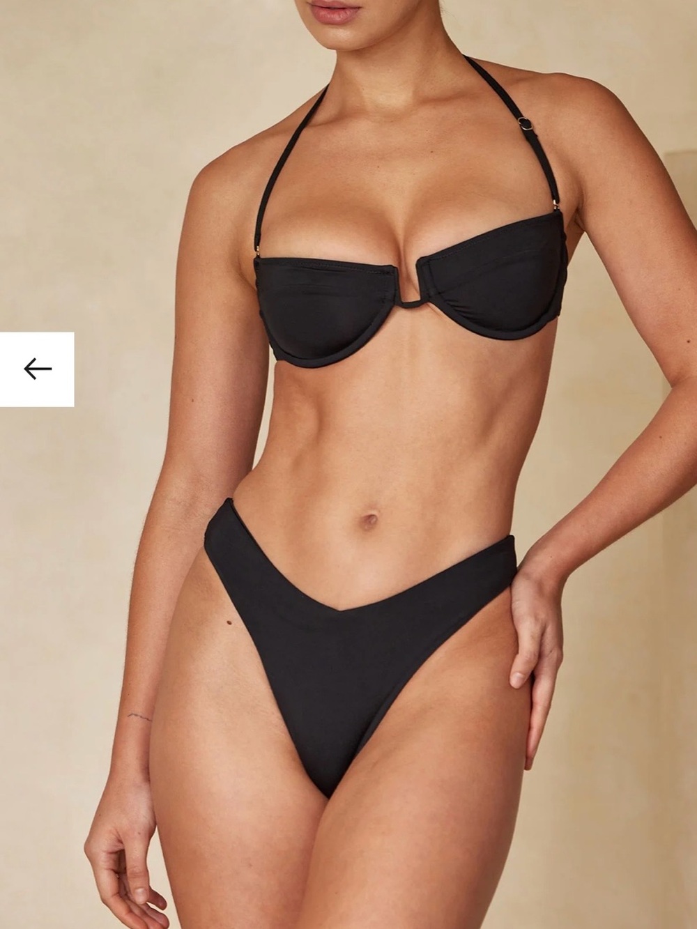 Monday Swimwear St. Lucia Black Bikini Bottom - Picture 3 of 13
